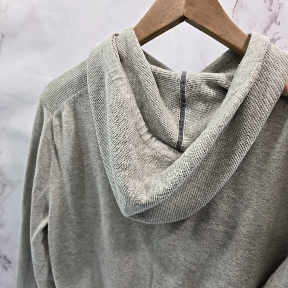 Banana Republic Hoodie Mens Medium Gray Pullover Lightweight Shirt